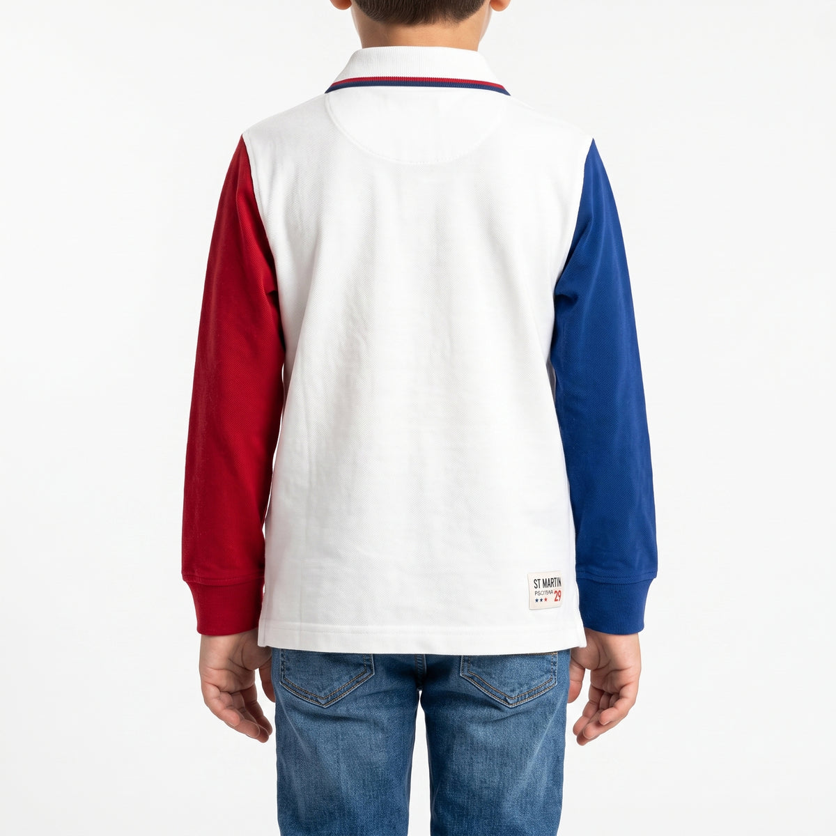 Polo maniche lunghe con ricamo logo