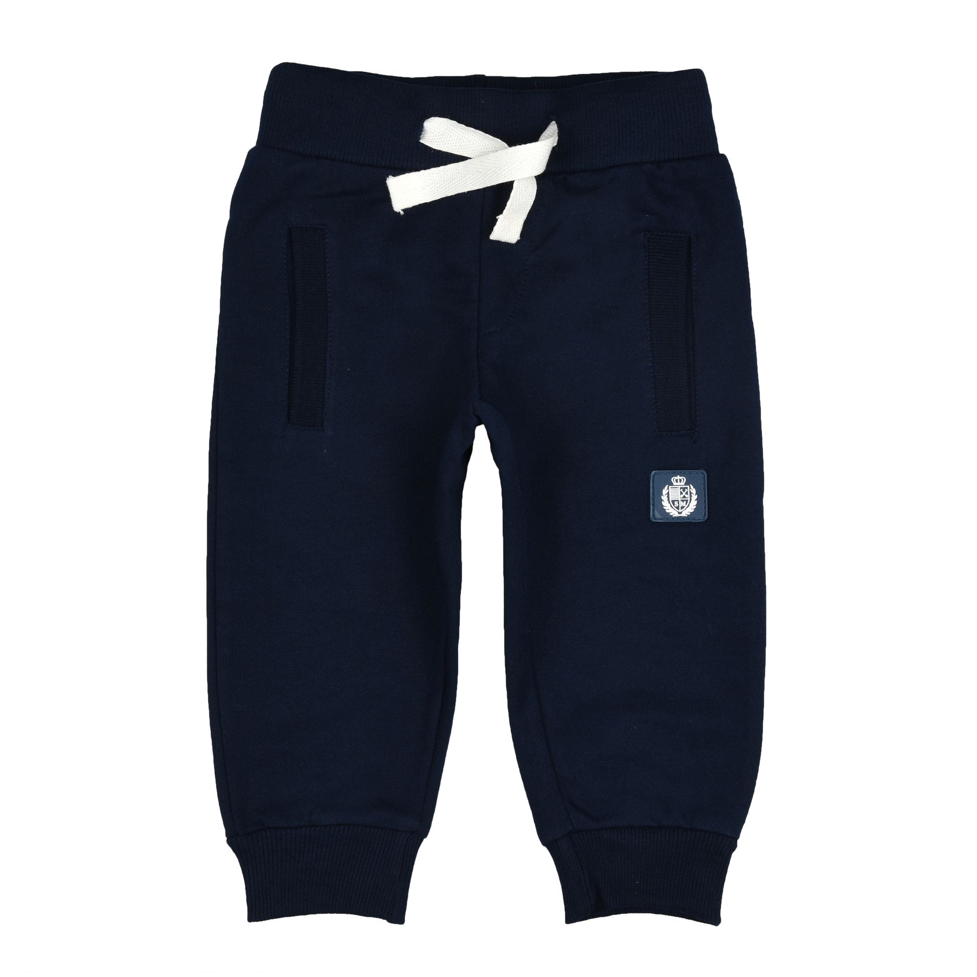 Sweatshirt trousers with rubberized patch