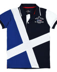 Special flag piquet polo shirt and logo embroidery