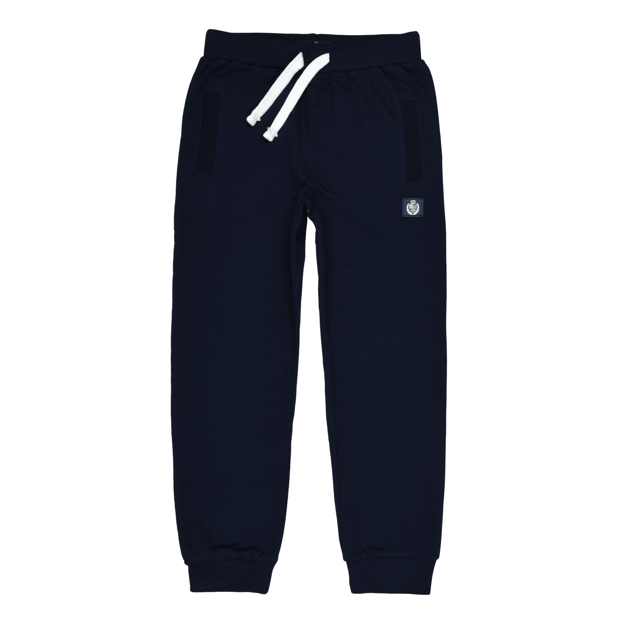 Pantalone french terry con patch logo