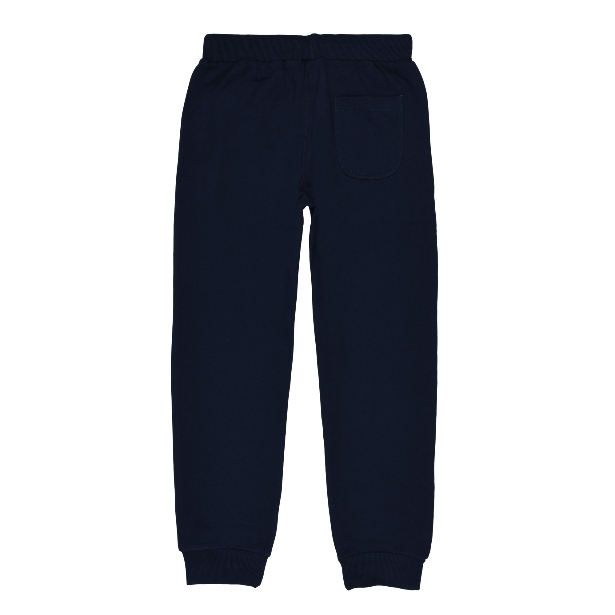 French terry trousers with logo patch