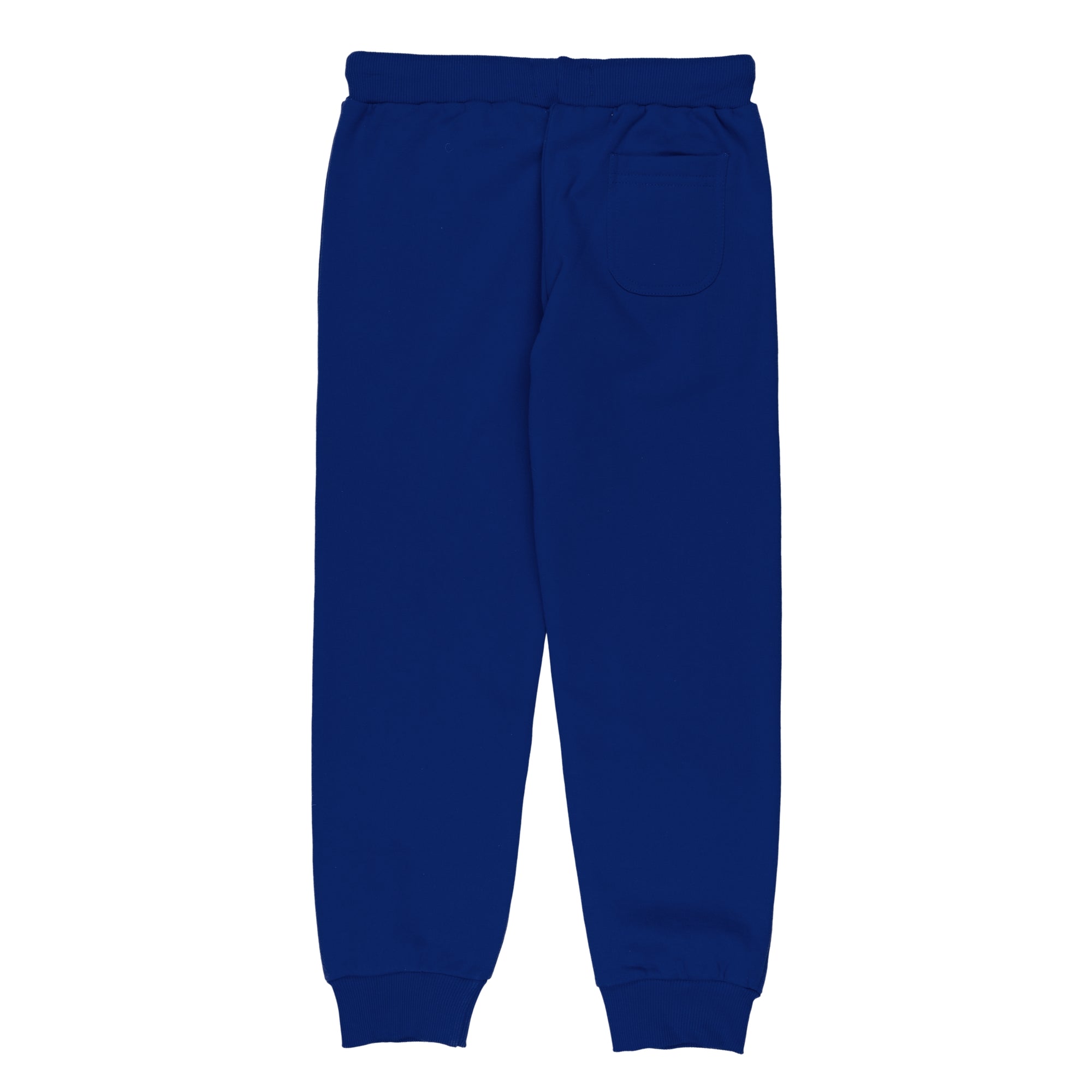 French terry trousers with logo patch