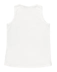 Jersey tank top with embroidery