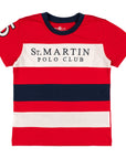 Jersey T-shirt with bands and number