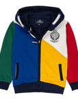 Multicolor hooded sweatshirt