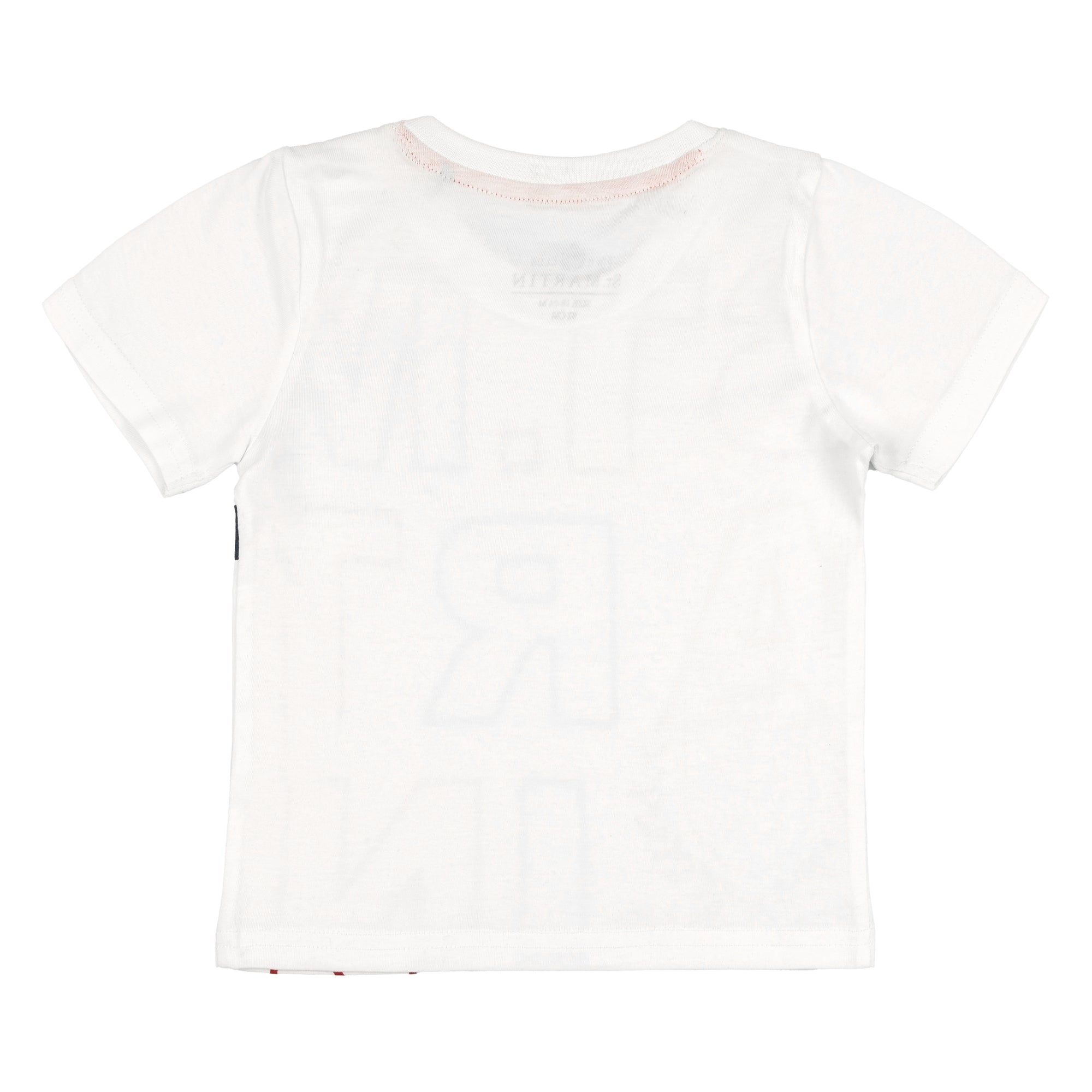 Jersey T-shirt with multicolor print