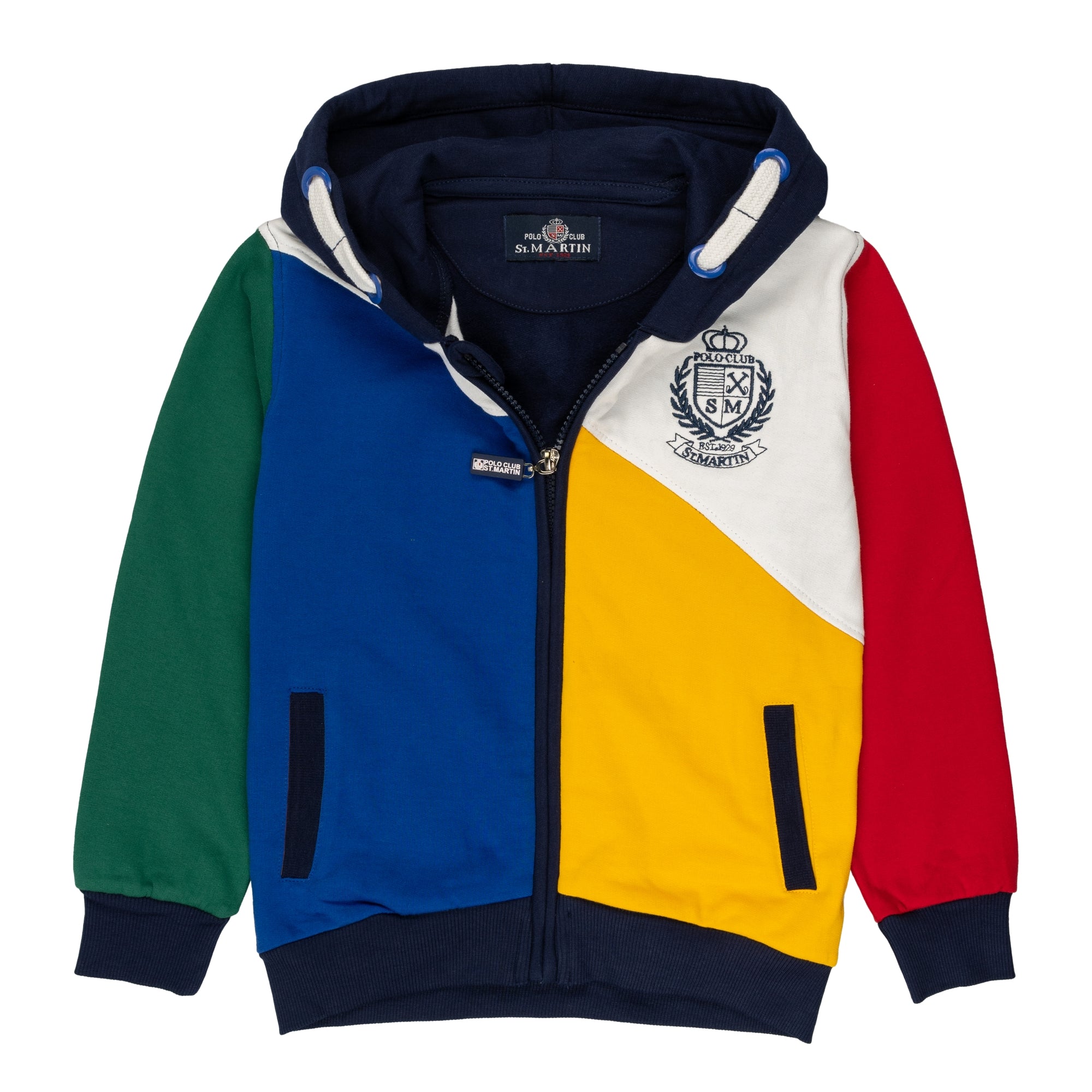 Multicolor hooded sweatshirt