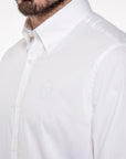 Button-down poplin shirt