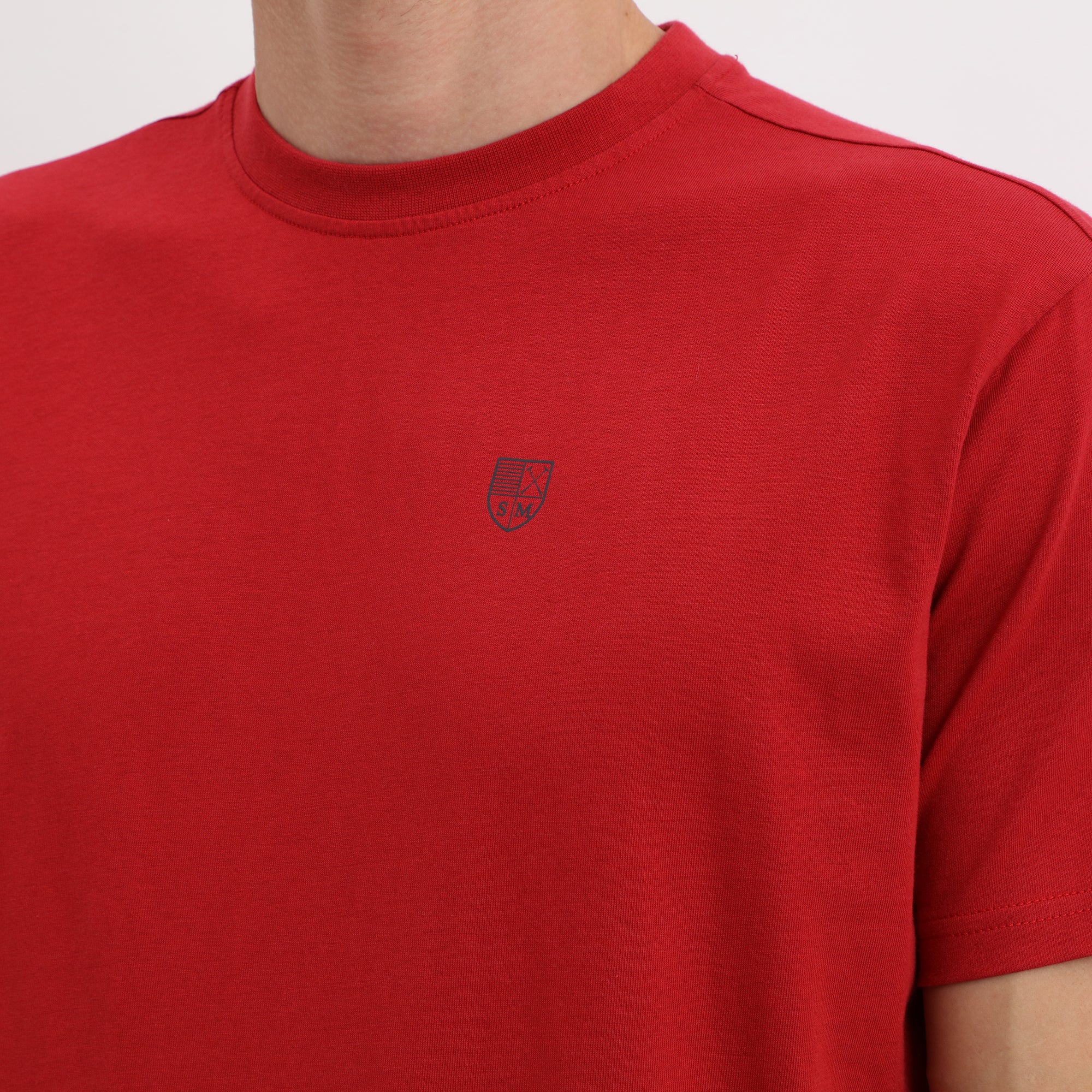 Jersey T-shirt with heart side logo print