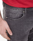 5 pocket stretch denim trousers