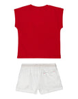 Jersey t-shirt and shorts set