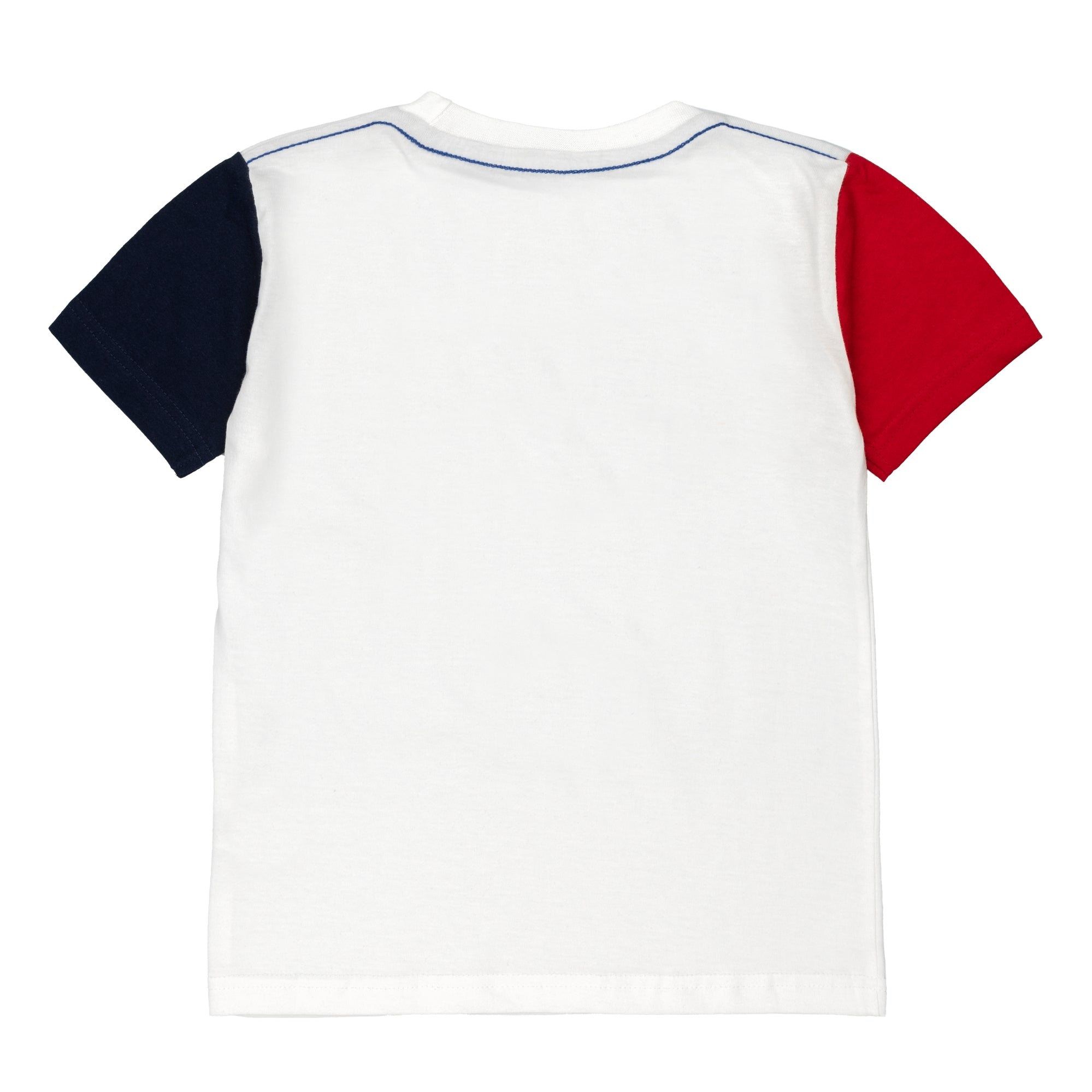 Jersey T-shirt with flags logo embroidery