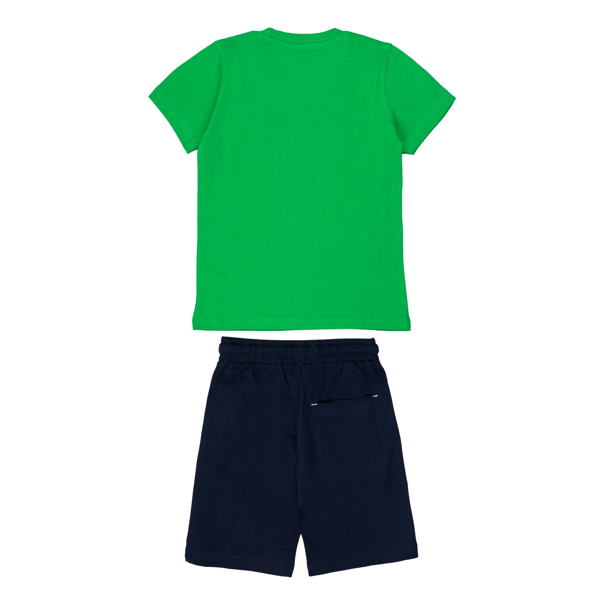 Set t-shirt e shorts jersey con stampa little bay