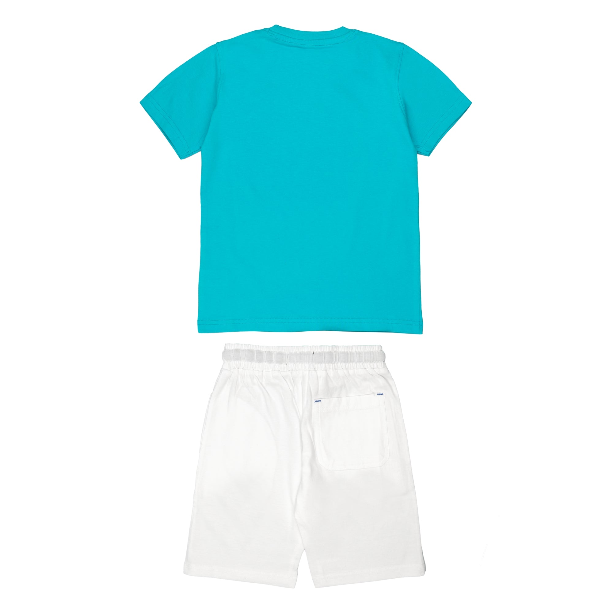 Jersey t-shirt and shorts set with windsurfing print