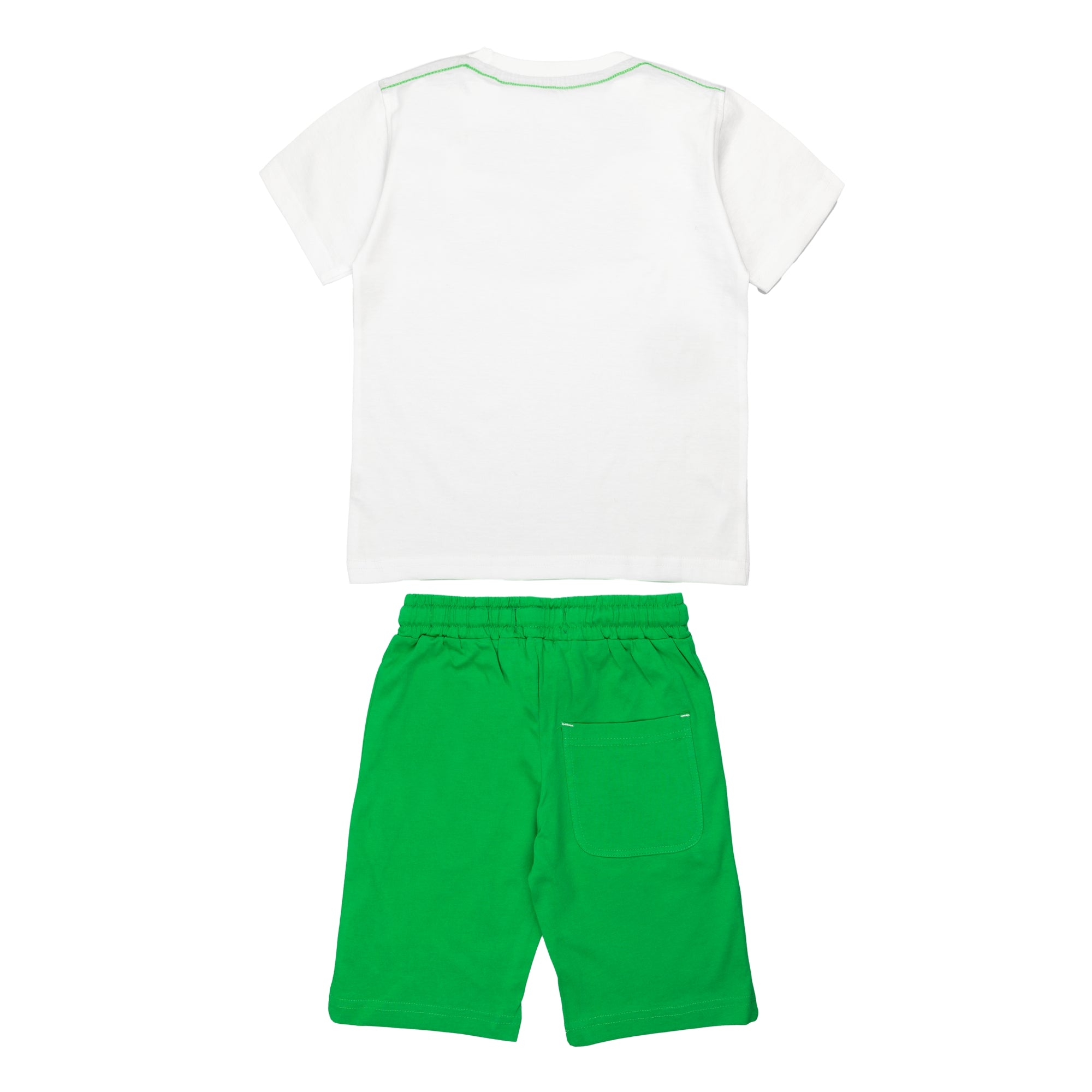 Jersey t-shirt and shorts set with windsurfing print