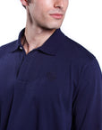 Basic jersey polo shirt with embroidered logo
