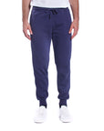 Trousers with inside brushed logo print