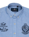 Oxford shirt with logo embroidery