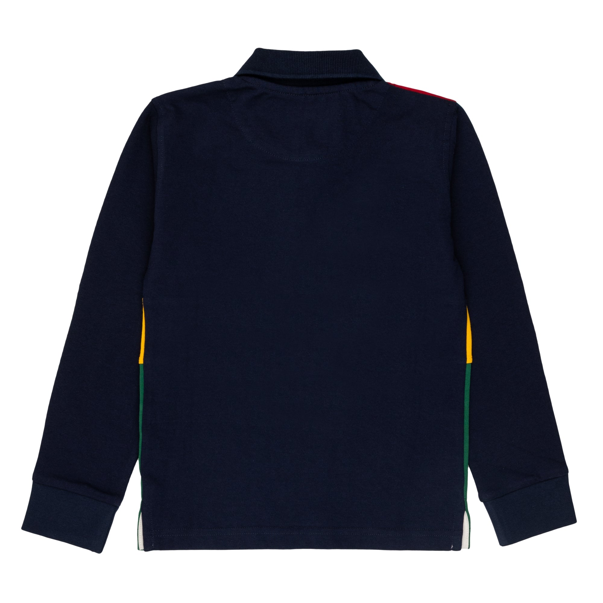 Multicolor polo shirt with embroidered logo